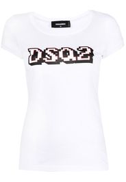 Dsquared2 graphic-print cotton T-shirt - Weiß