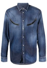 Dsquared2 long-sleeved denim shirt - Blau
