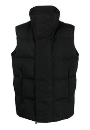 Dsquared2 funnel-neck padded gilet - Schwarz
