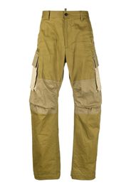 Dsquared2 logo-print cargo trousers - Grün