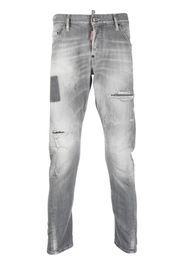 Dsquared2 distressed-effect slim-fit jeans - Grau