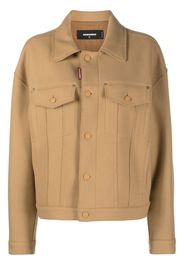 Dsquared2 virgin wool blend jacket - Nude