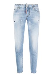 Dsquared2 low-rise slim-cut jeans - Blau