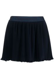 Dsquared2 plissé logo-waistband skirt - Blau