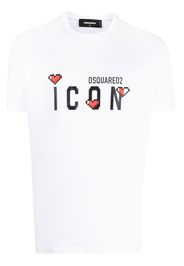 Dsquared2 Icon logo-print T-shirt - Weiß