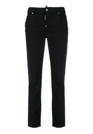 Dsquared2 Black Bull cropped jeans - Schwarz