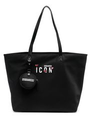 Dsquared2 Icon logo-print tote bag - Schwarz
