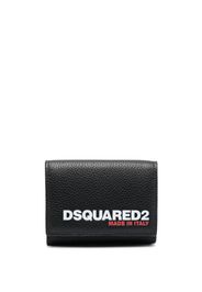 Dsquared2 logo-print wallet - Schwarz