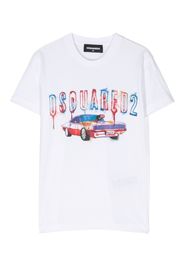 Dsquared2 Kids logo-print cotton T-shirt - Weiß