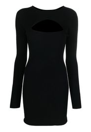 Dsquared2 cut-out rib-knit minidress - Schwarz