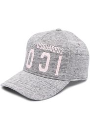 Dsquared2 logo-print cotton cap - Grau