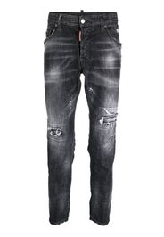 Dsquared2 distressed skinny-cut jeans - Schwarz
