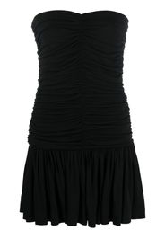 Dsquared2 strapless ruched dress - Schwarz