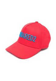 Dsquared2 Kids embroidered-logo baseball cap - Rot
