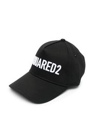 Dsquared2 Kids embroidered-logo baseball cap - Schwarz