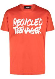Dsquared2 T-Shirt mit grafischem Print - Rot