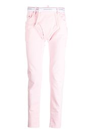 Dsquared2 Gerade Hose im Slip-Design - Rosa