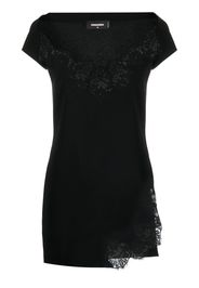 Dsquared2 Minikleid mit Spitze - Schwarz