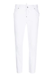 Dsquared2 Gerade Cropped-Jeans - Weiß