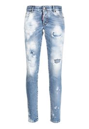 Dsquared2 Jeans in Distressed-Optik - Blau