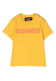 Dsquared2 Kids logo-print cotton T-shirt - Gelb