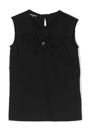 Dsquared2 Kids bow-detailing cotton top - Schwarz