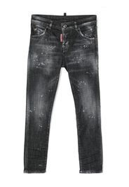 Dsquared2 Kids Cool Girl Jeans im Distressed-Look - Schwarz