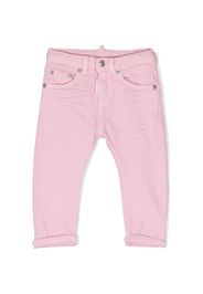 Dsquared2 Kids Jeans mit Logo-Patch - Rosa