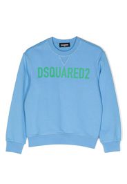 Dsquared2 Kids Sweatshirt mit Logo-Print - Blau