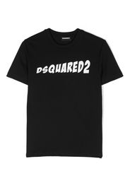 Dsquared2 Kids logo-print cotton T-shirt - Schwarz