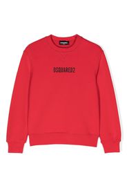 Dsquared2 Kids Sweatshirt mit Logo-Print - Rot