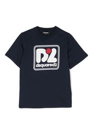 Dsquared2 Kids T-Shirt mit Logo-Print - Blau