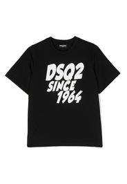 Dsquared2 Kids T-Shirt mit grafischem Print - Schwarz