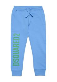 Dsquared2 Kids logo-print drawstring track pants - Blau