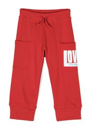 Dsquared2 Kids Jogginghose mit Logo-Print - Rot