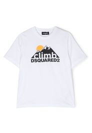 Dsquared2 Kids T-Shirt mit grafischem Print - Weiß
