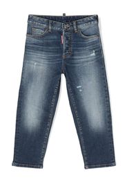 Dsquared2 Kids Boston Jeans mit Logo-Patch - Blau