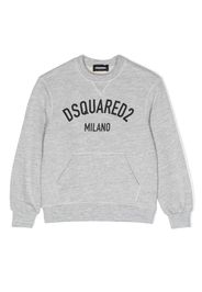 Dsquared2 Kids Sweatshirt mit Logo-Print - Grau