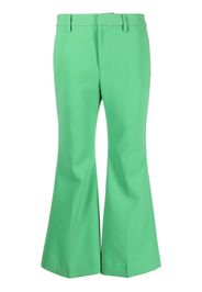 Dsquared2 Ausgestellte Cropped-Hose - Grün