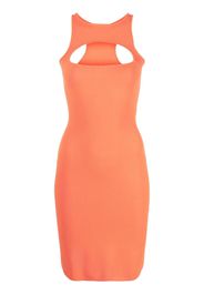 Dsquared2 Kleid mit Cut-Outs - Orange