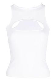 Dsquared2 cut-out knitted racerback top - Weiß