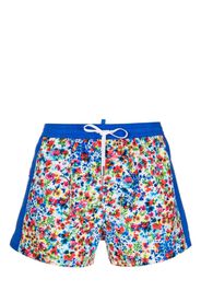 Dsquared2 floral-print swim shorts - Blau
