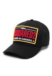 Dsquared2 Born In Canada logo-embroidered cap - Schwarz