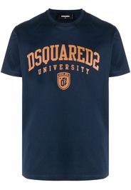 Dsquared2 logo-print cotton T-shirt - Blau