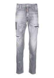 Dsquared2 straight-leg patchwork jeans - Grau