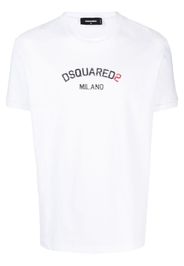Dsquared2 logo-print cotton T-shirt - Weiß