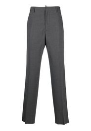 Dsquared2 logo-plaque tailored trousers - Grau