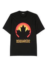Dsquared2 Kids logo-print cotton T-shirt - Schwarz