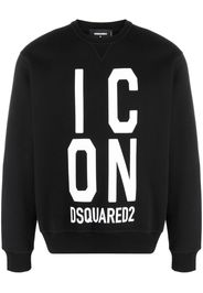 Dsquared2 Icon logo-print cotton sweatshirt - Schwarz