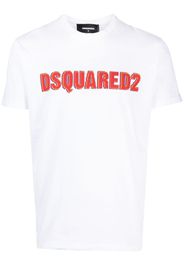 Dsquared2 logo-print cotton T-shirt - Weiß